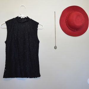 Sexy Black Lace Top